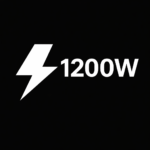 1200-watt portable power generator icon for outdoor proposal setups and event rentals