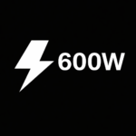 600-watt portable power generator icon for compact outdoor proposal and event setups