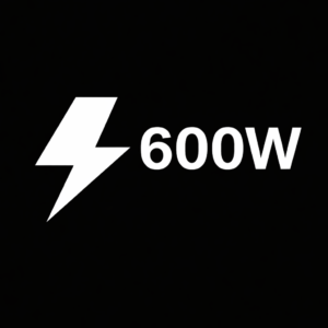 600-watt portable power generator icon for compact outdoor proposal and event setups